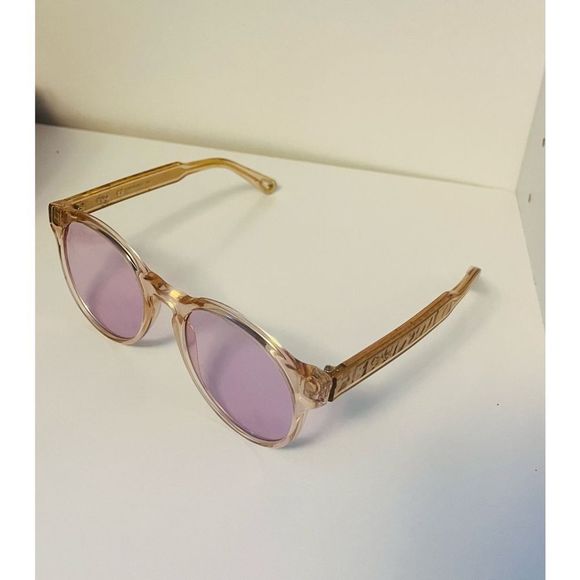 Chloé WILLOW CE753S Round Light Pink Ladies Sunglasses - Picture 2 of 6